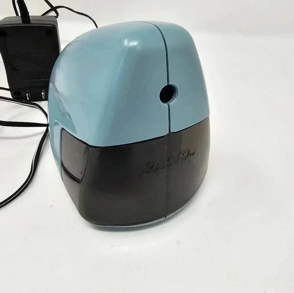 Vintage X-Acto Elmers Products Electric Blue Pencil Sharpener Model 1950X CN - Picture 3 of 5
